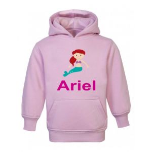 Mermaid Any Name Childrens Hoodie