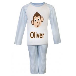 Monkey Any Name Childrens Pyjamas