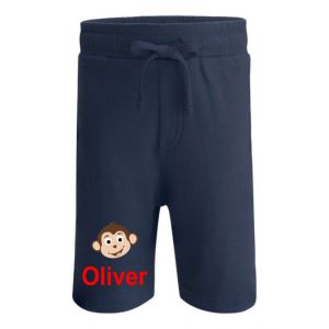 Monkey Any Name Childrens Cotton Shorts