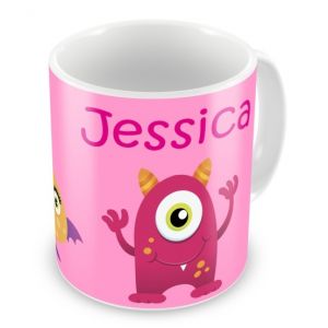 Monsters Girls Any Name Mug