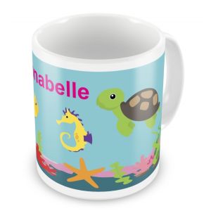 Under The Sea + Name Mug