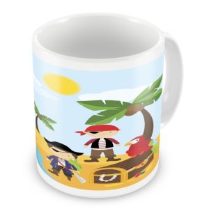 Pirates + Name Mug