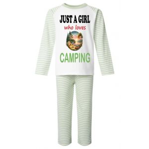 Just a Boy / Girl who loves CAMPING Childrens Pyjamas