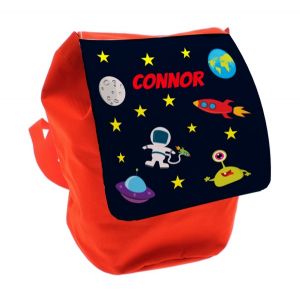 Outer Space Any Name Toddler Backpack