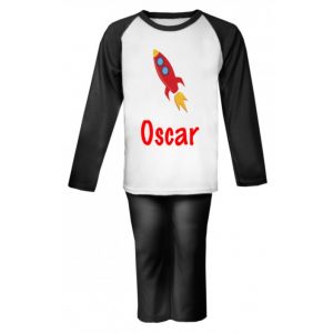 Rocket Any Name Childrens Pyjamas