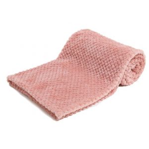 Any Name Rose Gold Waffle Wrap Baby Blanket