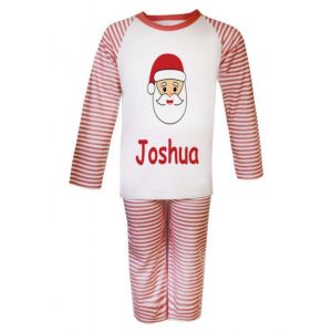 Christmas Santa Any Name Childrens Pyjamas