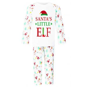 Santa's Little Elf Christmas Childrens Pyjamas