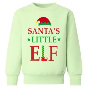 Santa's Little Elf Christmas Childrens Sweatshirt / Jumper