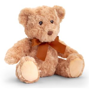 Keel Toys Eco Dougie Bear - Made From 100% Recycled Materials