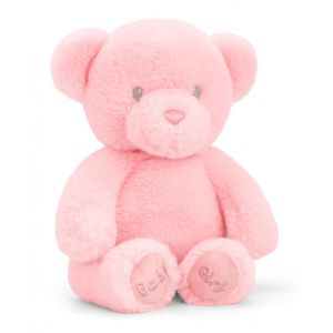 Baby Girl Pink Keel Toys Eco Bear - Made From 100% Recycled Materials