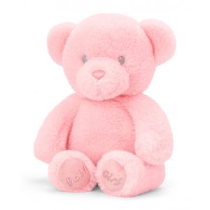 Baby Girl Pink Keel Eco Bear - Made From 100% Recycled Materials
