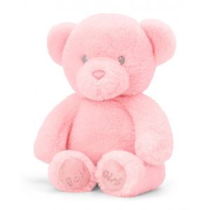 Baby Girl Pink Keel Toys Eco Bear - Made From 100% Recycled Materials