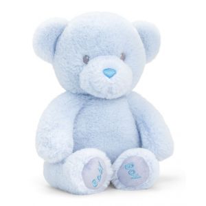 Baby Boy Blue Keel Toys Eco Bear - Made From 100% Recycled Materials