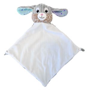 Harlequin Starry Night Bunny Rabbit Comfort Blanket