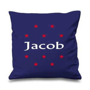 Stars Any Name Printed Cushion