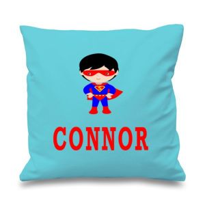 Super Boy Any Name Printed Cushion