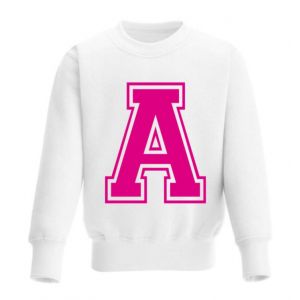 Any Initial (Large) Childrens Sweatshirt / Jumper