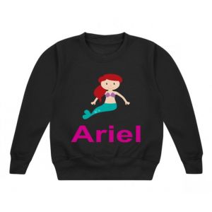 Mermaid Any Name Childrens Sweatshirt / Jumper