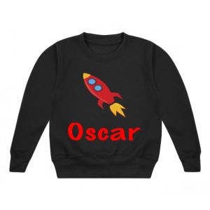 Rocket Any Name Childrens Sweatshirt / Jumper