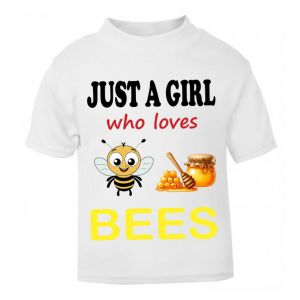 Just a Boy / Girl who loves BEES Childrens Printed T-Shirt