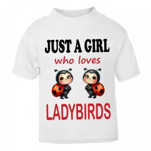 Just a Boy / Girl who loves LADYBIRDS Childrens Printed T-Shirt