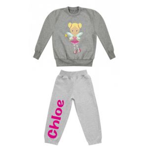 Fairy Any Name Childrens Tracksuit