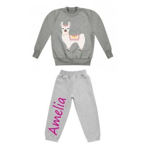 Llama Any Name Childrens Tracksuit