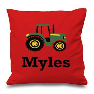 Tractor Any Name Printed Cushion