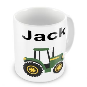 Tractor + Name Mug