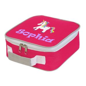 Unicorn Any Name Lunch Box Cooler Bag