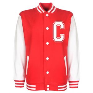 Personalised Junior Stanford Red Varsity Jacket