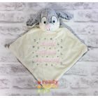 Grey Bunny Rabbit Comfort Blanket