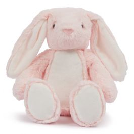 Pink bunny top soft toy