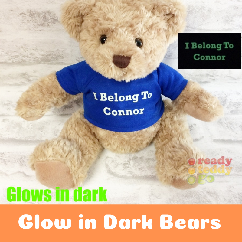 Personalised Glow in the Dark Teddy Bears