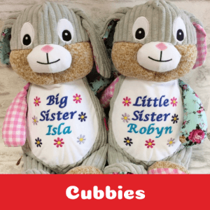 small personalised teddy